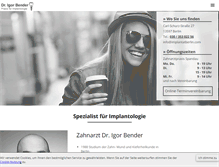 Tablet Screenshot of implantatberlin.com